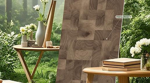 丝绒木语•年轮物语 | 谁能拒绝自然又独特的木纹砖啊！